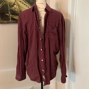 Lucky Brand Mens flannel long sleeved shirt